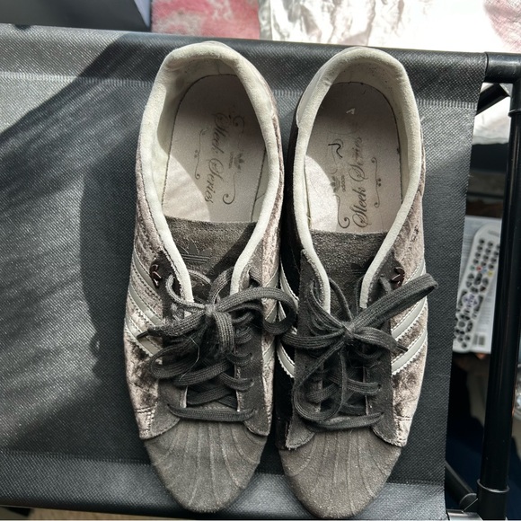 ADIDAS ORIGINALS SLEEK SERIES BROWN VELVET SNEAKERS US 8 - Picture 4 of 9